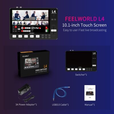 Ban Tron Livestream Feelworld Livepro L4 8