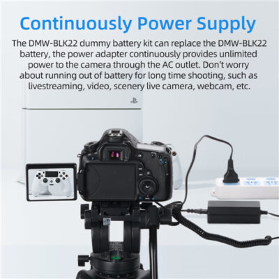 Pin Ao Dummy Kingma Blk22 Adapter Cho May Lumix Gh5 Gh6 Gh7 02